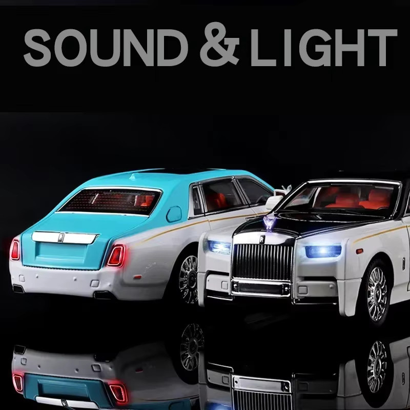 Maisto Rolls Royce Phantom, Modell Auto, 1:18, Metall, mit Licht und Sound - Bild 2