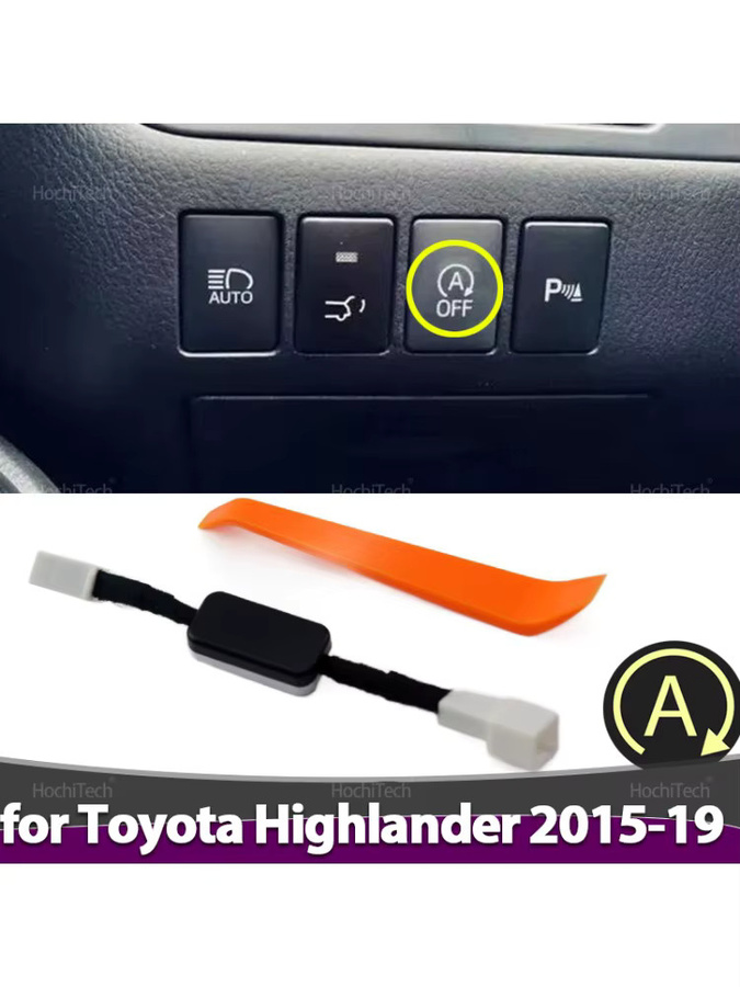 Motor Start Stop System Off Eliminator Sensor Stecker Kabel für Toyota Highlander XU50 in Schwarz - Bild 4