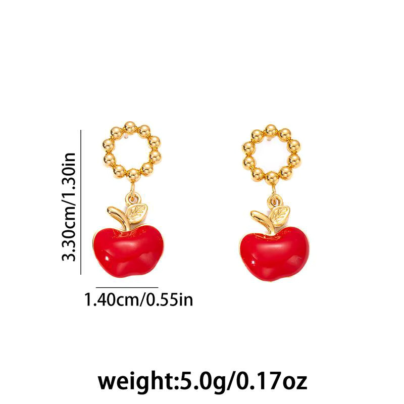 ANENJERY Ohrringe, Edelstahl, Perle, Gold, Damen - Bild 3