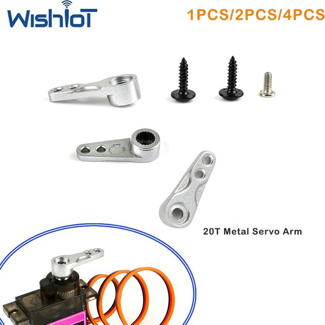 wishiot Metall-Servoteile 20T Arm, Zubehör, Grau - Bild 1