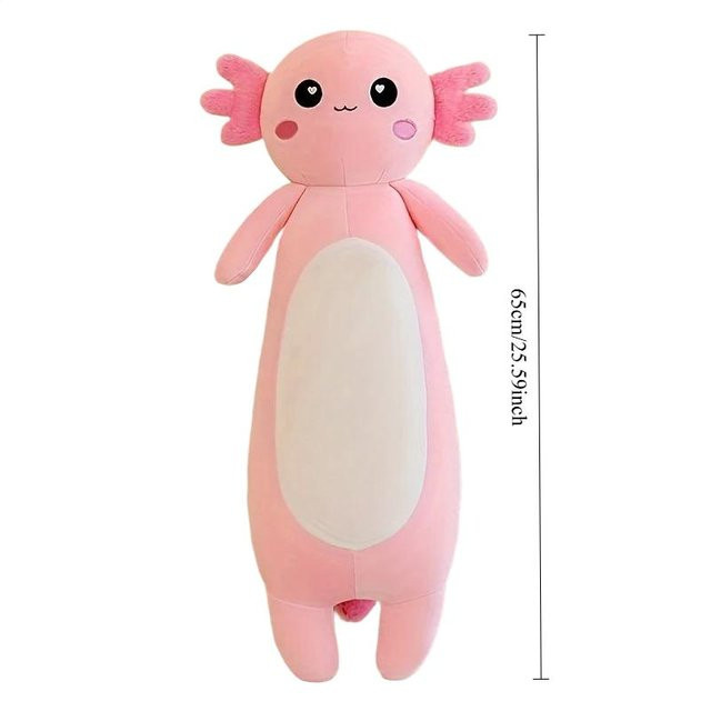 Fashnics Axolotl Plüschtier-Puppe, Rosa, Weiß, ab 3 Jahren - Bild 1