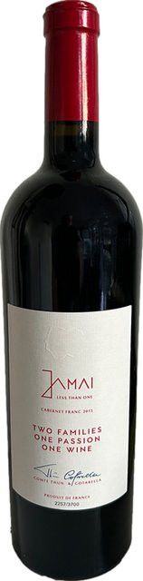 Comte de Thun Jamai Rotwein, Cabernet Franc, 2015, Frankreich, trocken, 0,75 l - Bild 1