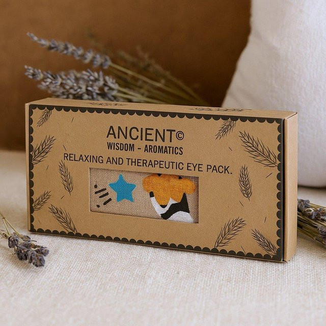 SHAMTAM Lavendel-Augenkissen in Geschenkbox aus Baumwolle Natur - Bild 1