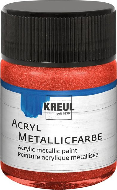 Kreul Acrylfarbe Metallic Rot 50 ml - Bild 1