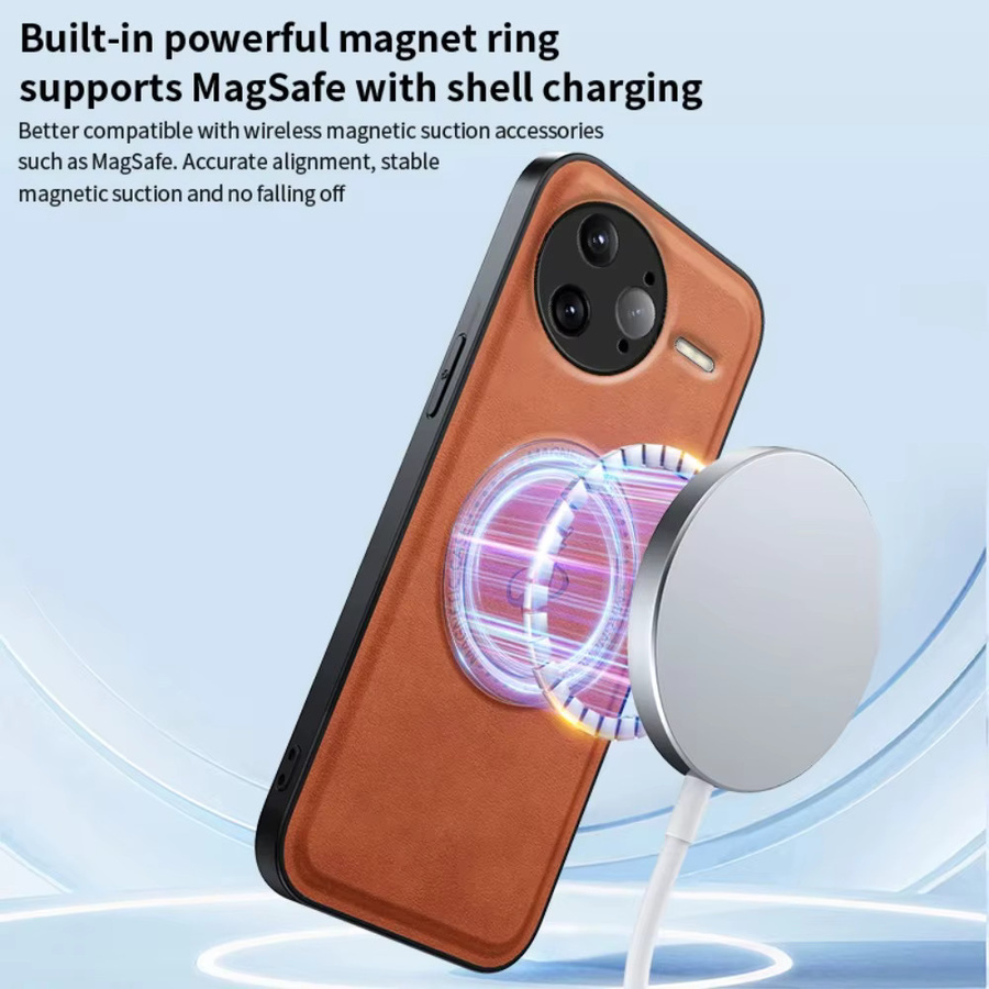 Magnetische Business Leder Schutzhülle für Xiaomi POCO X7 F7 Ultra Pro 5G in Schwarz oder Braun - Bild 4
