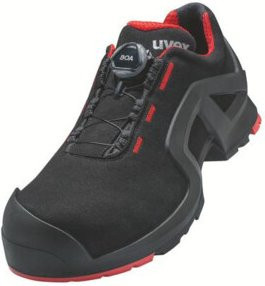 Uvex Halbschuhe Support S3 in Schwarz Rot Größe 43 Weite 10 - Bild 1