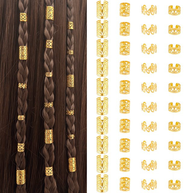 Haarringe Multi-Style, verstellbare Haarperle, Damen, Mädchen - Bild 1