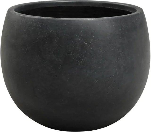Pflanztopf Sandro von Aplanta in Schwarz, Höhe: 36 cm, Breite: 36 cm - Bild 1