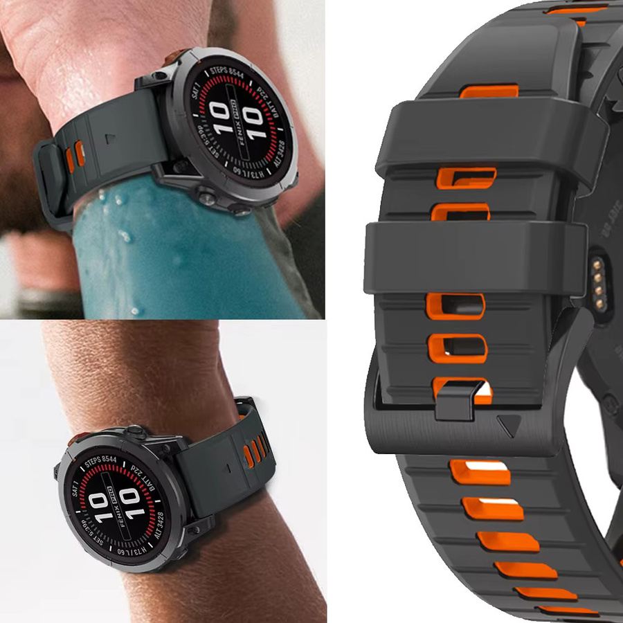 Garmin Uhrenarmband Silikon, Bicolor, Unisex - Bild 2
