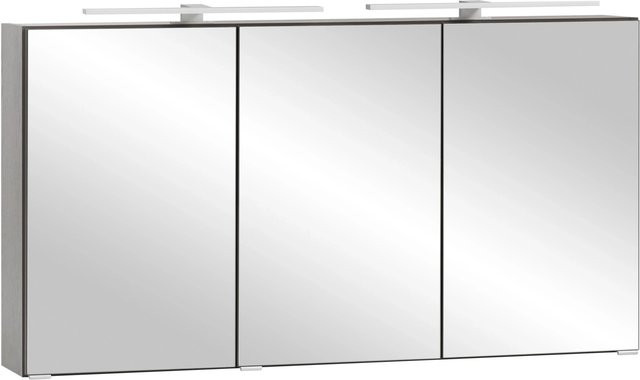 Held Möbel 3D-Spiegelschrank Trient in Graphitgrau, Breite: 120 cm, Höhe: 64 cm, Tiefe: 20 cm - Bild 1