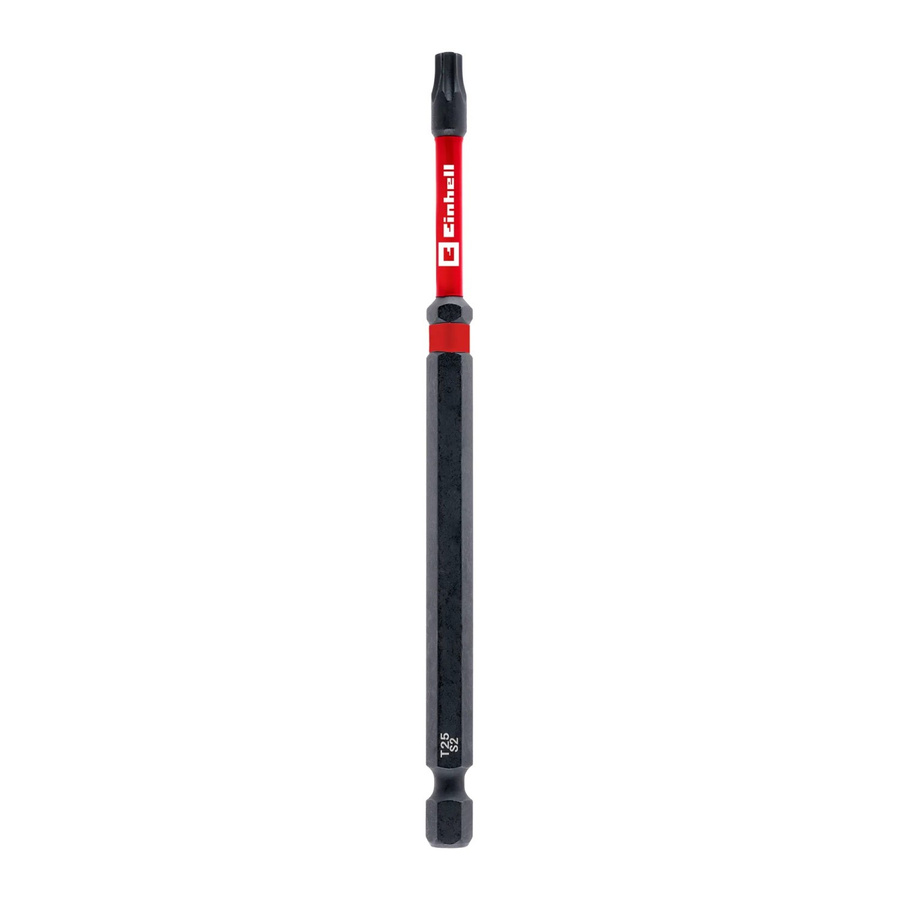 Einhell Impact Bit T25 mit Doppel-Torsion aus Stahl, Rot, Länge: 120 mm - Bild 2