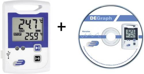 Dostmann LOG100 CRYO Set Temperatur-Datenlogger Messbereich -30 bis 70°C in Weiß - Bild 1