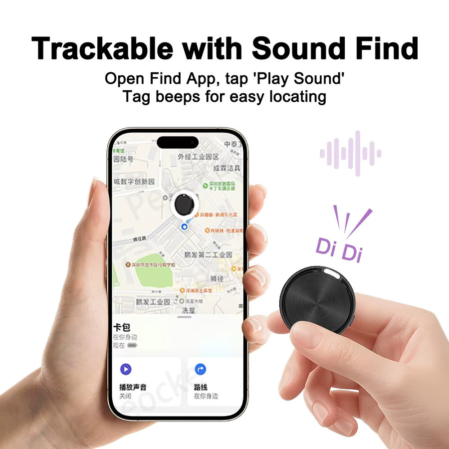 Google Smart Tag Bluetooth GPS Tracker für Android in Schwarz - Bild 4