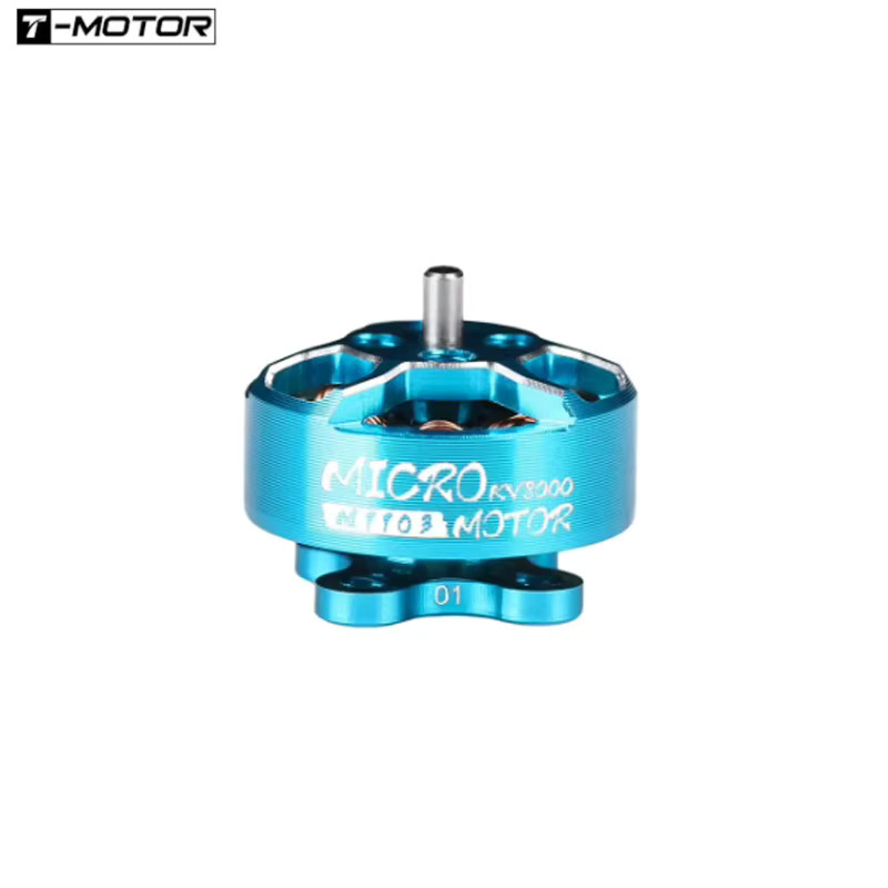 T-MOTOR M1103 Bürstenloser Mikromotor für 1,6-2,5 Zoll Whoop und 2-3 Zoll Toothpick FPV, Blau - Bild 2