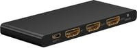 goobay HDMI Splitter 1 auf 2 Schwarz 4K @ 60Hz - Bild 1