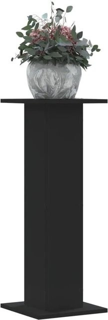 Set aus 2 Pflanzenständern von vidaXL in Schwarz aus Holzwerkstoff, B/T/H: 30 x 30 x 80 cm - Bild 1