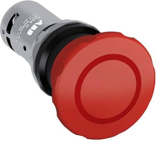 ABB CE4P-10R-01 Not-Aus/Not-Halt-Taster in Rot aus Kunststoff - Bild 1