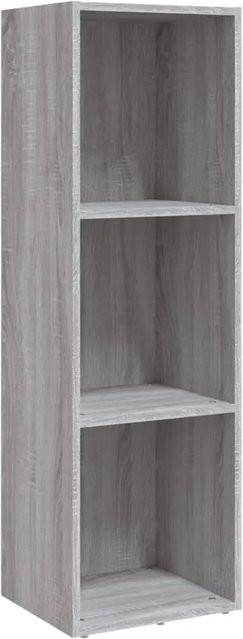 vidaXL Bücherschrank und TV-Schrank in Grau Sonoma, B/T/H: 36 x 30 x 114 cm - Bild 1