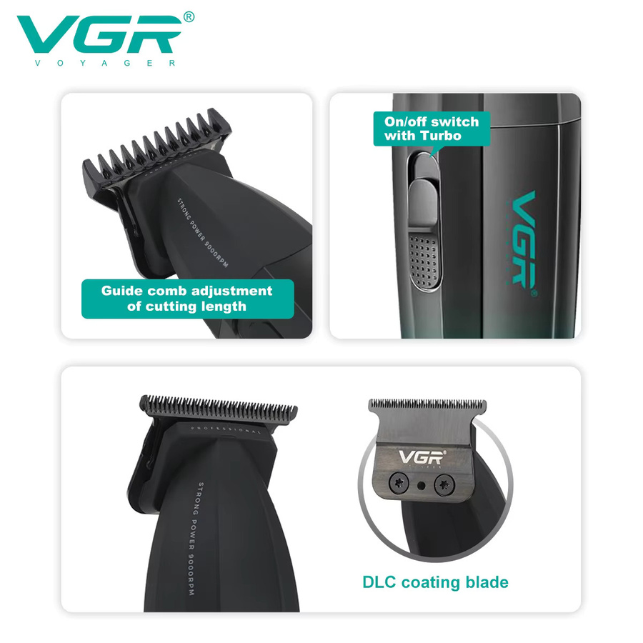 VGR Haarschneider, Elektrisch, Herren, Grün - Bild 4