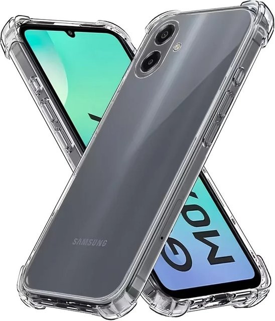 EUCAGR Airbag Handyhülle für Samsung Galaxy M07 und Samsung Galaxy A07, transparent, weiches TPU-Silikon - Bild 1