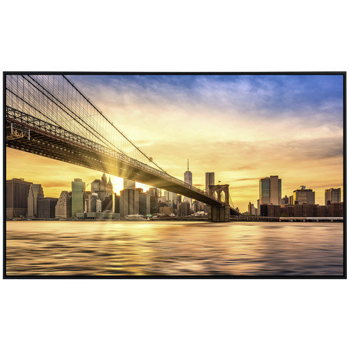 papermoon Infrarotheizung EcoHeat Brooklyn Bridge Sonnenuntergang mit Matt-Effekt in Bunt, App-Steuerung und Überhitzungsschutz - Bild 2