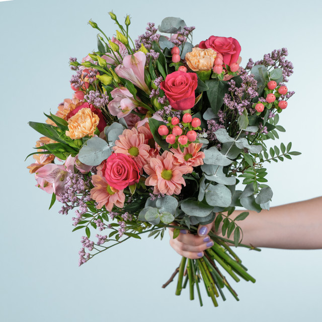 BLUME2000 Bouquet Danke Mama L multicolor orange pink Muttertag - Bild 1