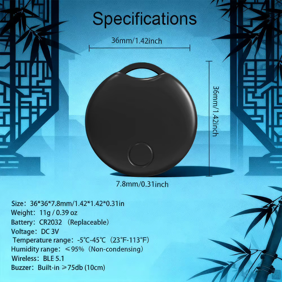 Google Smart Tag Bluetooth Tracker für Android und Google Find My Device in Schwarz - Bild 6