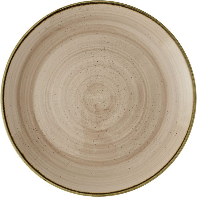 Churchill Coupeteller flach Stonecast Truffle in Braun, 12er Pack, Durchmesser: 26 cm - Bild 1