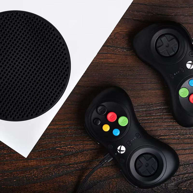 8BitDo M30 kabelgebundener Controller für Xbox Series X/S, Xbox One und Windows in Schwarz mit 6-Tasten-Layout - Bild 3