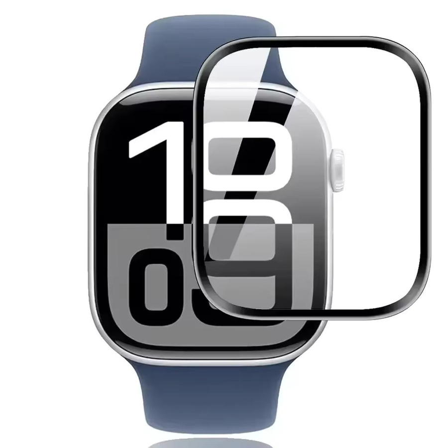 5er Pack Hydrogel Display Schutzfolien für Apple Watch Modelle 38mm bis 49mm, transparent - Bild 3
