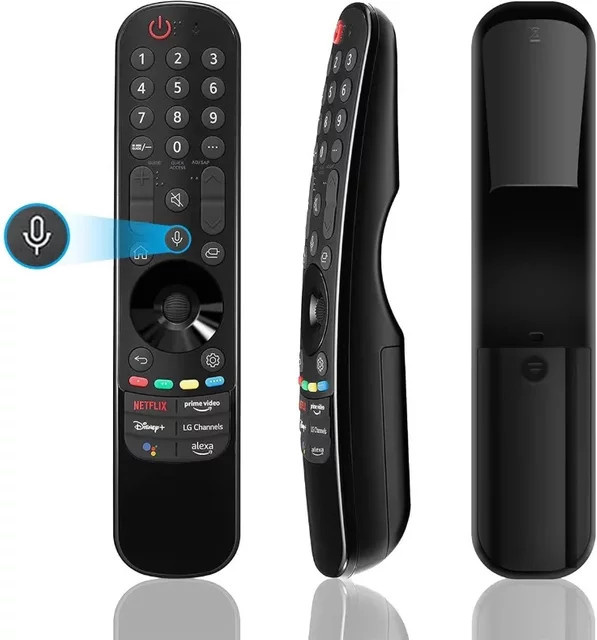 LG Ersatz-Zauberfernbedienung für L Smart TV mit Sprach- und Zeigerfunktion in Schwarz - Bild 1