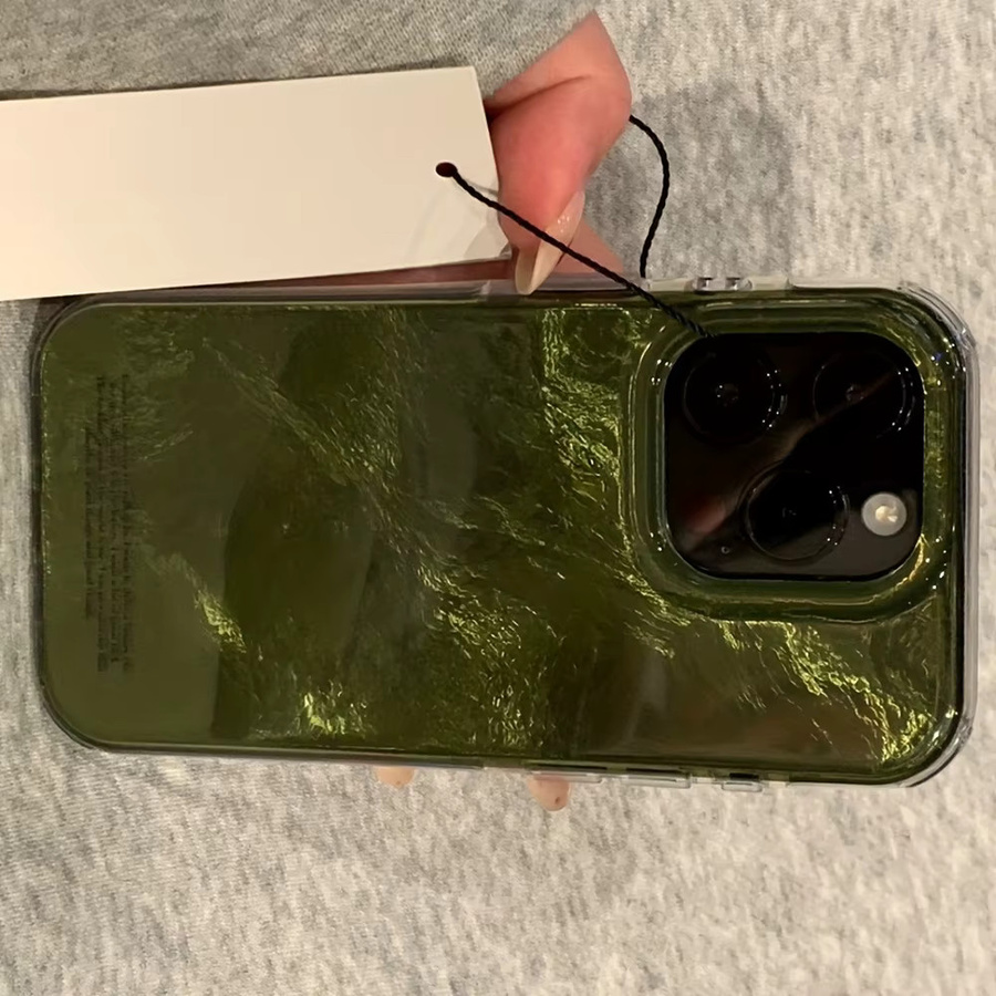 Grüne Handyhülle mit Graffiti-Buchstaben Design für Apple iPhone Modelle Hard Back Cover - Bild 2
