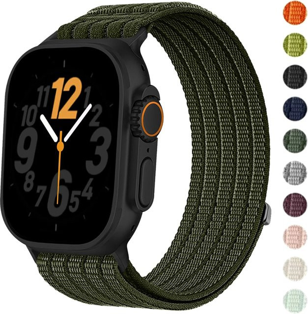 YEELUSEE Uhrenarmband Nylon, Textil/NATO, Bunt, Unisex - Bild 1