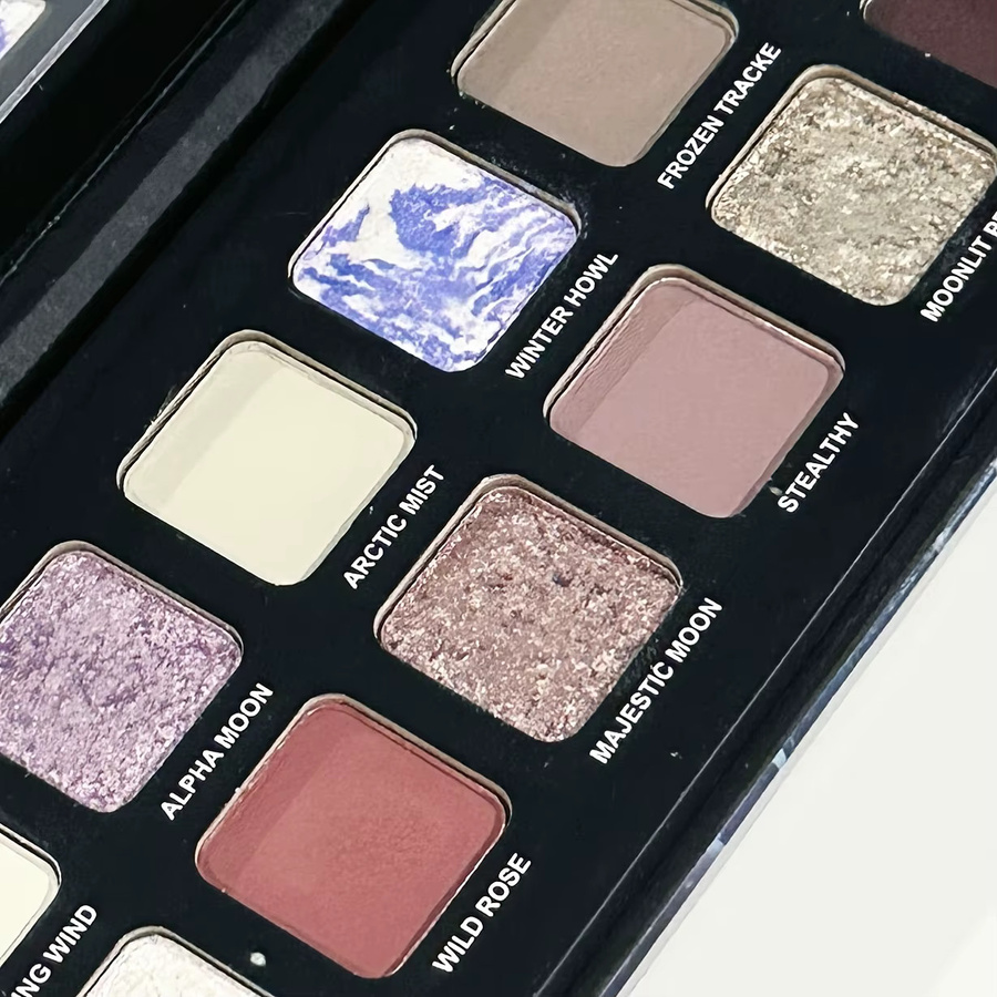 Herorange Lidschattenpalette, 12 Farben, Matt, Puder, Unisex - Bild 3