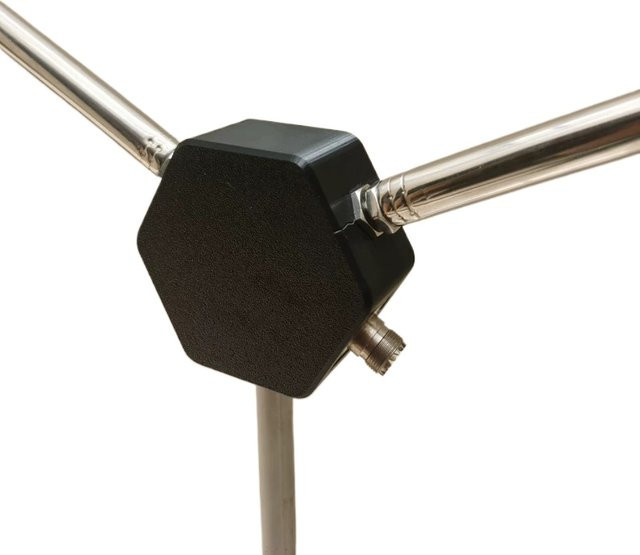 Nvarcher Positive-V-Kurzwellenantennenbasis in Schwarz und Braun - Bild 1