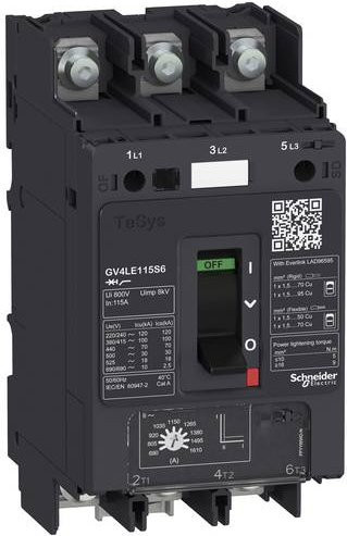 Schneider Electric GV4LE80N6 Motorschutzschalter in Schwarz - Bild 1