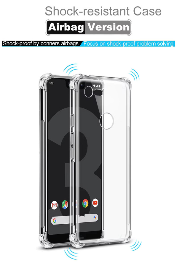 Stoßfeste Luftkissen-Schutzhülle aus transparentem Silikon-TPU für Oppo Reno 3A 5A 7A 9A 11A 5G - Bild 2