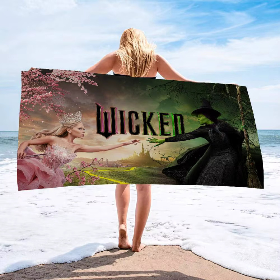 W-wicked Movie Mikrofaser-Strandtuch schnelltrocknend für Strand, Pool und Reisen - Bild 4