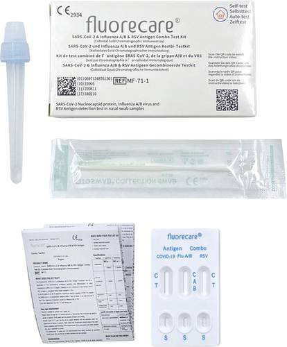 Fluorecare Corona-Laientest CBTL-00215-1/K Combo-Schnelltest für SARS-CoV-2, Influenza A/B und RSV, Weiß, 1 Stück - Bild 1