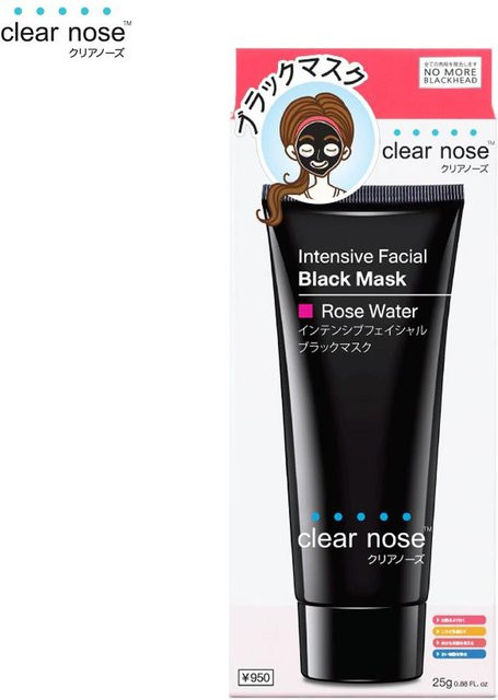 Clear Nose Intensive Facial Black Mask, 25 g, Holzkohle - Bild 1