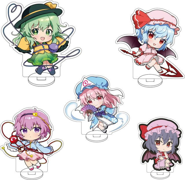 Bandai Touhou Project Anime Acryl-Figur Ständer, 10cm - Bild 1