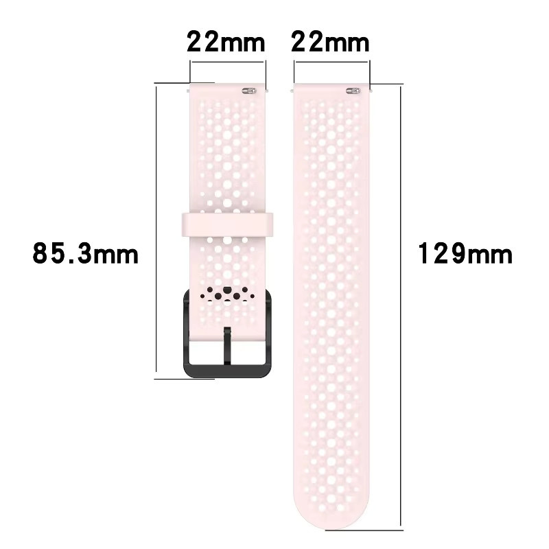 COROS Uhrenarmband Silikon, 20 mm, 22 mm, Unisex - Bild 3