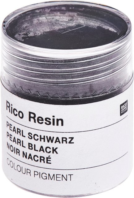 Rico Design Farbpigmente für Resin mit Perl-Effekt in Schwarz - Bild 1