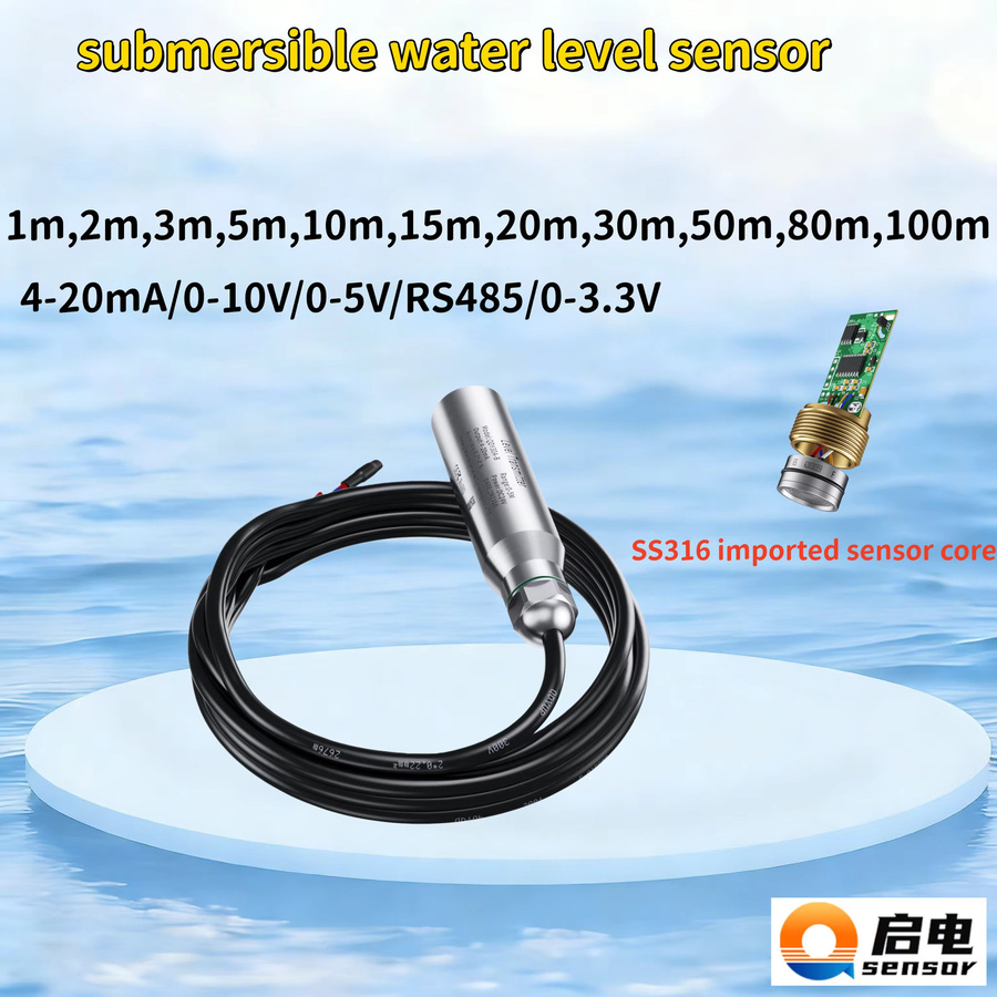Digitaler Wasserstandsanzeiger XUYANGQIDIAN mit hydrostatischem Füllstandsensor für Pool und Wassertank, Farbe: Silber - Bild 7