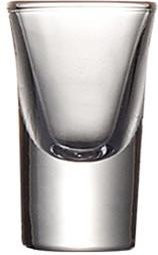 Yiran Furniture Shot Glass Set aus Glas mit Goldrand in Grau und Transparent, 25 ml - Bild 1