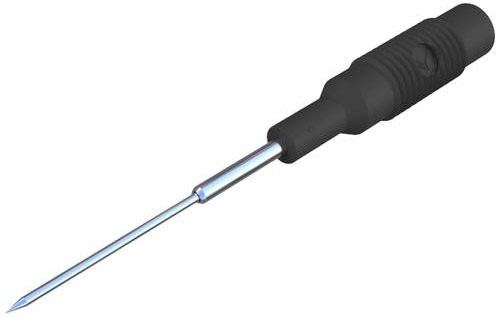 Hirschmann Test & Measurement MZS 1 Prüfspitze mit 4mm Steckanschluss in Schwarz - Bild 1