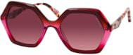 Ted Baker 1736 Sonnenbrille, Quadratisch, Vollrand, Kunststoff, Damen, rot braun pink - Bild 1