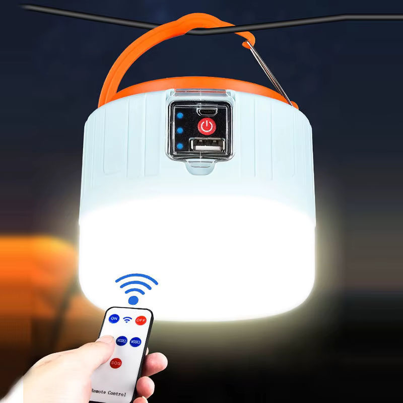 ESMARTER USB aufladbare LED Camping Lampe, tragbare weiße Outdoor Laterne für Zelt, Wandern und BBQ - Bild 3