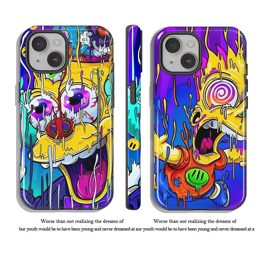 Lustige The Simpsons Handyhülle für Apple iPhone Modelle in Multicolor - Bild 5