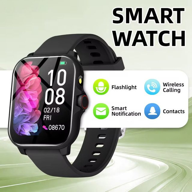 Ola Esporte Smartwatch, 1,83 Zoll, Blau, Silikon, Unisex - Bild 1